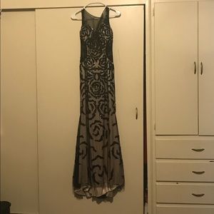 ❌❌Black and nude long dress